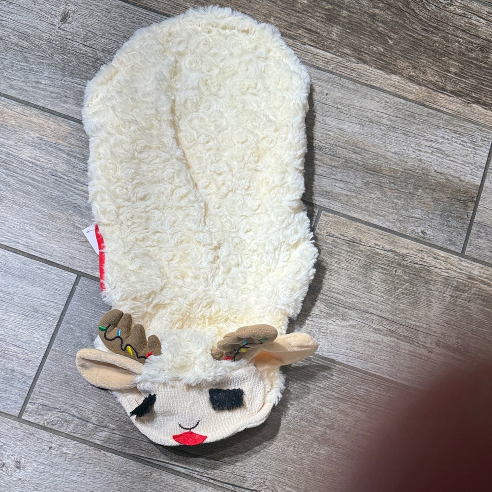 Adorable Cream LambChop Holiday Costume